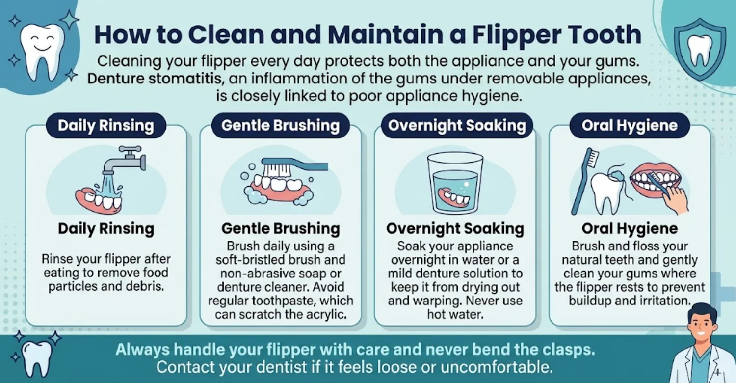 Flipper Tooth INFOGRAPHIC